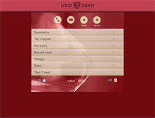 Tablet Screenshot of louisjadot.com